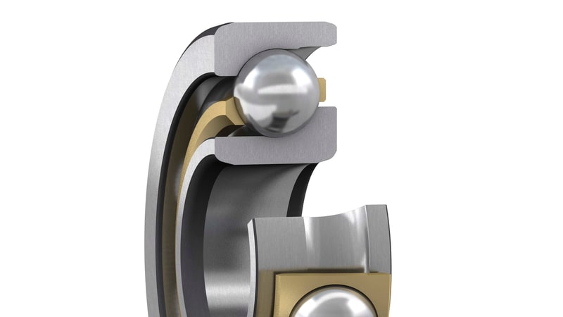 Angular contact ball bearings